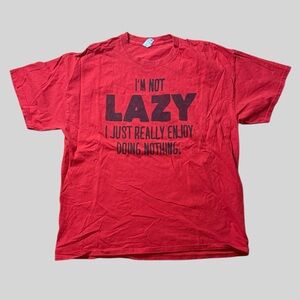 Gildan Heavyweight Preshrunk Cotton T-Shirt I’m Not Lazy